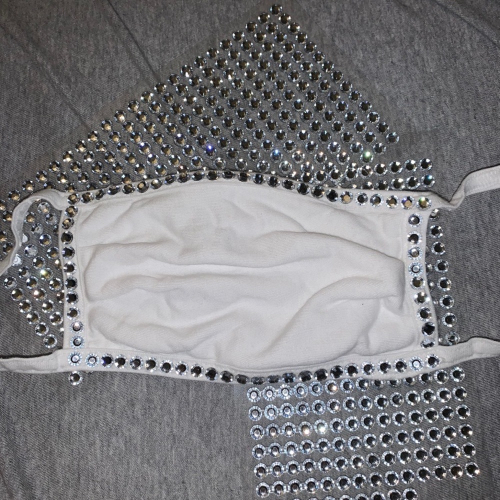 -blinged mask